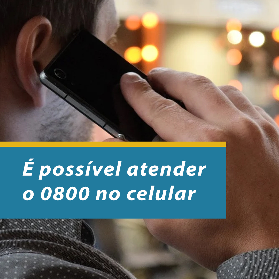 É possível usar o 0800 no celular