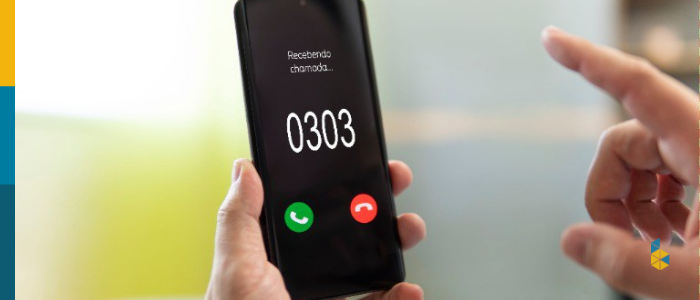 0303 é um código obrigatório para telemarketing